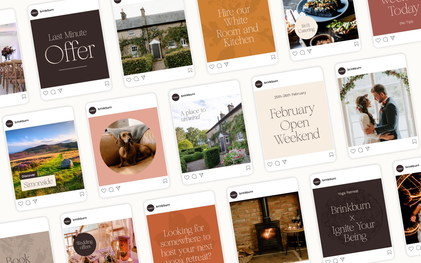 branded social media design - brinkburn